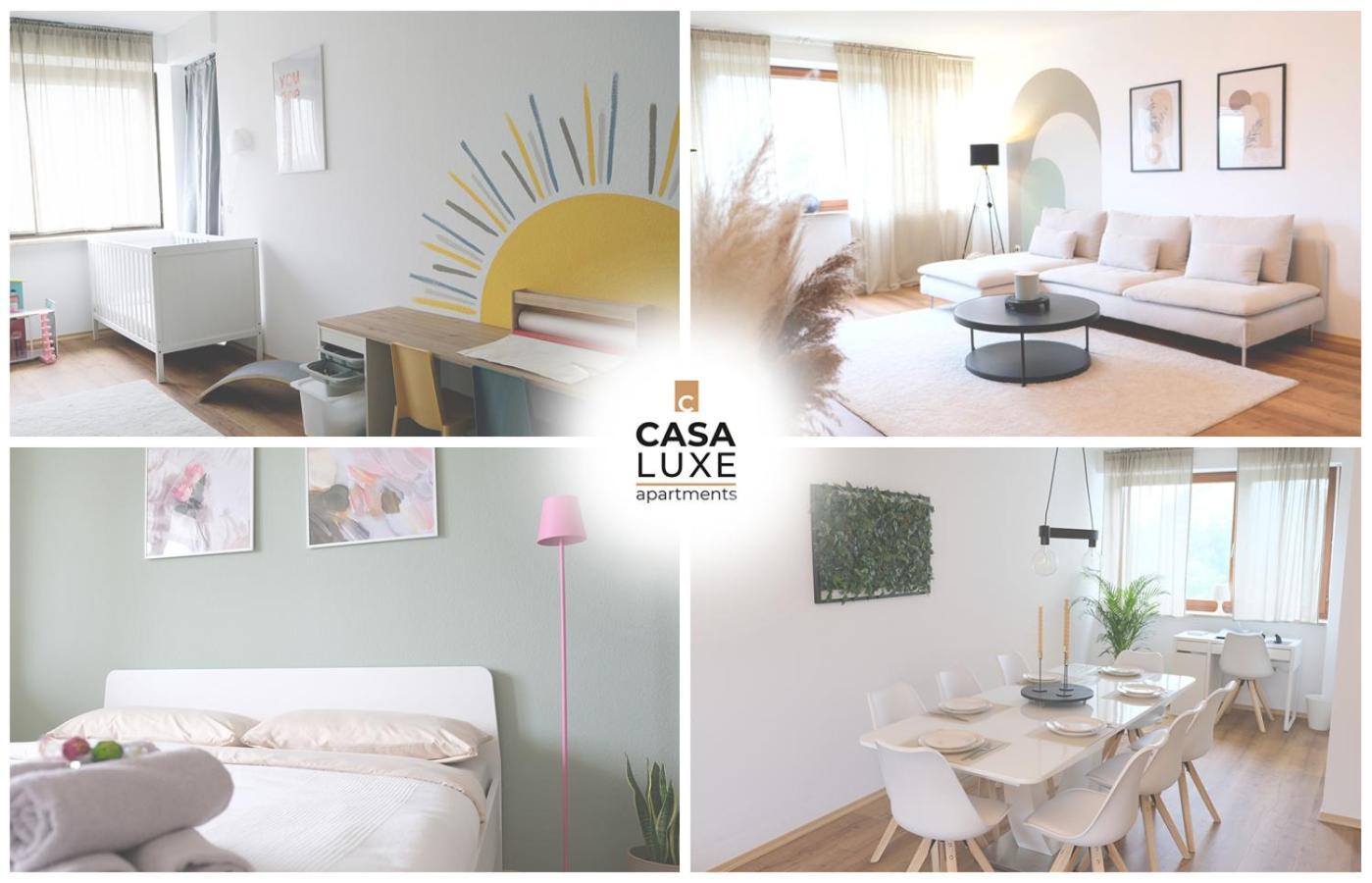 ギュンツブルクCasa Luxe - 120Qm - Zentral - Familienfreundlich - Parkplatz - 5Km Zum Legolandアパートメント エクステリア 写真